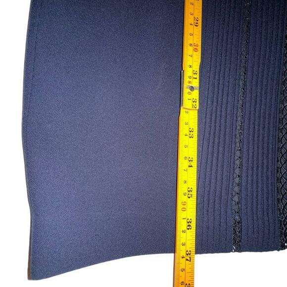 Elie Tahari Navy Blue Dress Size US 8 - Picture 11 of 13